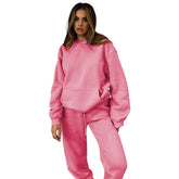 Pullover Long-Sleeved Hoodie & Tie Pocket Pants Sets - Shah S. Sahota